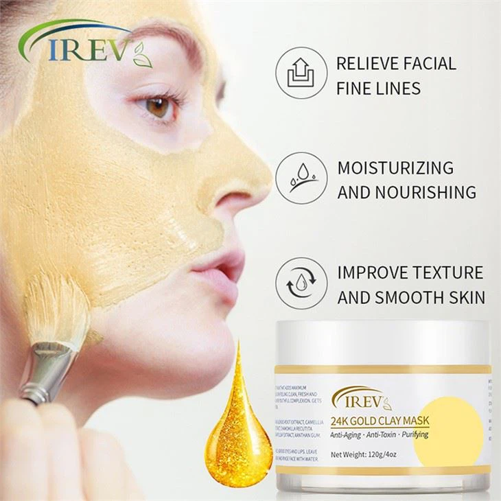 24K Gold Face Clay Mask